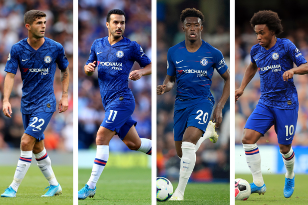 Image result for willian, pedro and pulisic